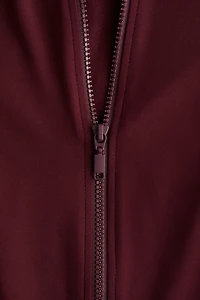 Chandail à fermeture éclair en jersey