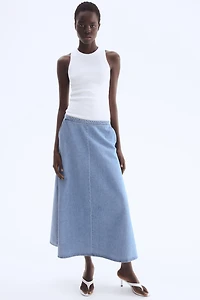 Denim Midi Skirt