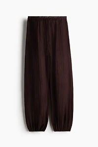 Balloon-Leg Pants with Drawstring