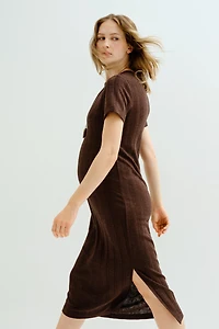 MAMA Ribbed Dress