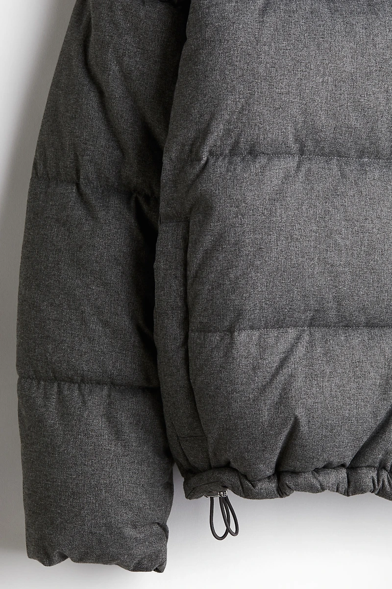 Loose Fit Water-Repellent Puffer Jacket