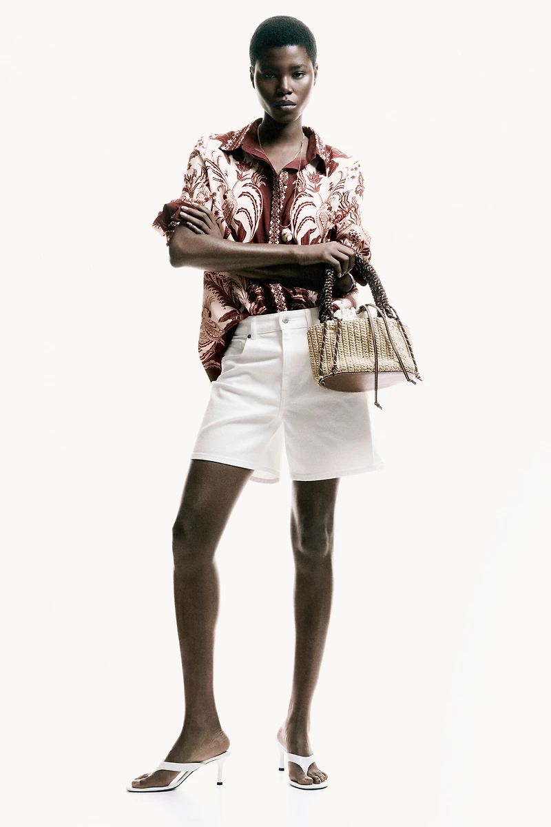 Oversized Printed Shirt