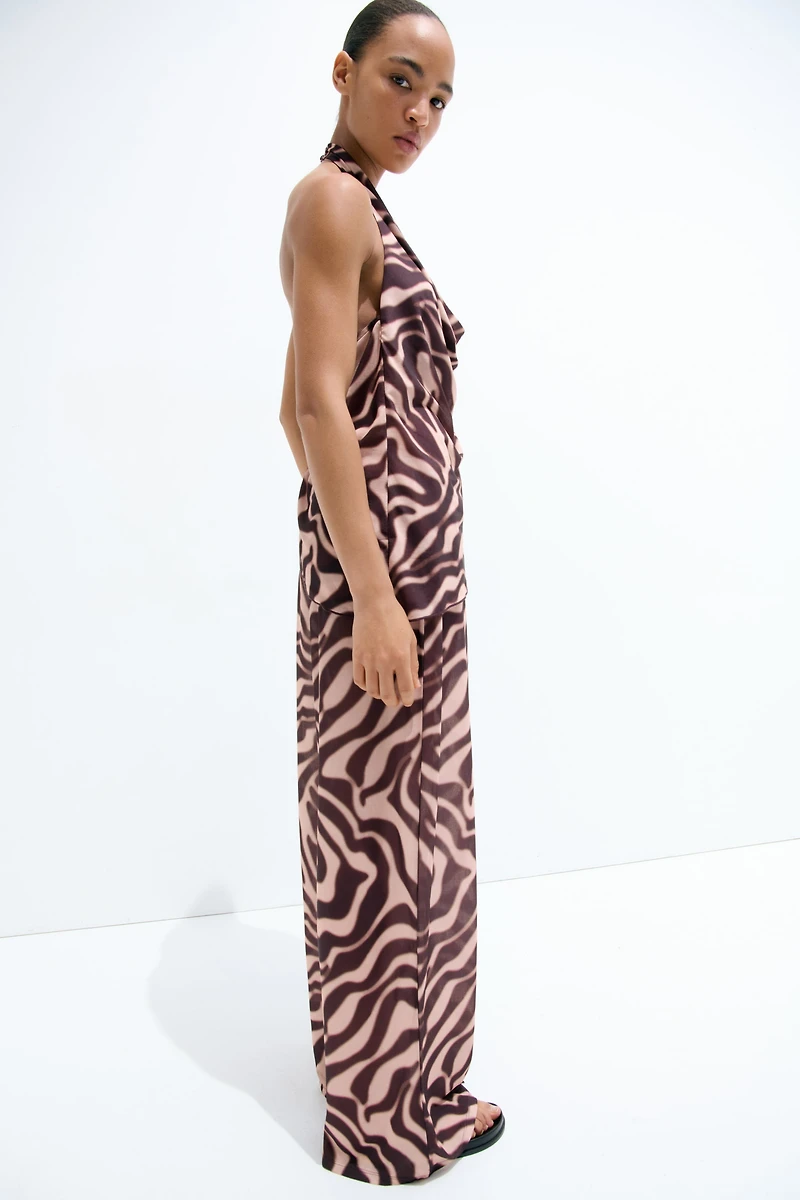 Printed Pull-On Pants