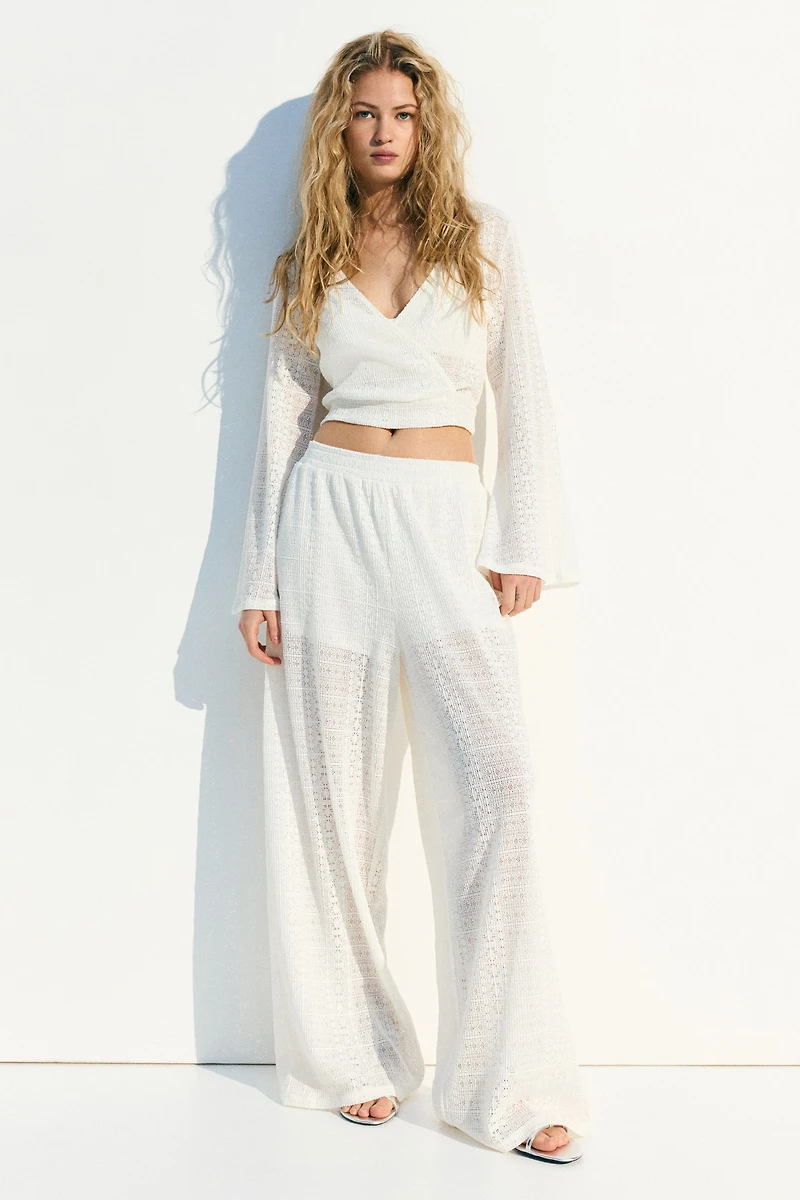 Wrap-front Crop Top