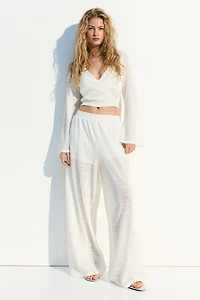 Wrap-front Crop Top