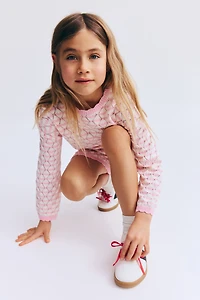 2-Piece Pointelle-Knit Set