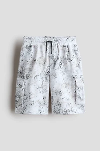 Short cargo en molleton