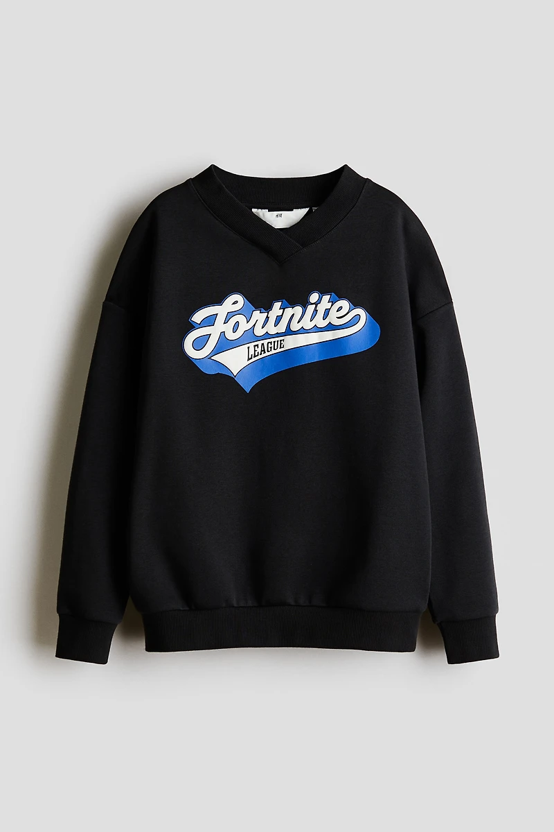 Printed Cotton Sweatshirt