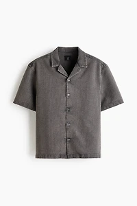 Relaxed-Fit Waffled Resort Shirt