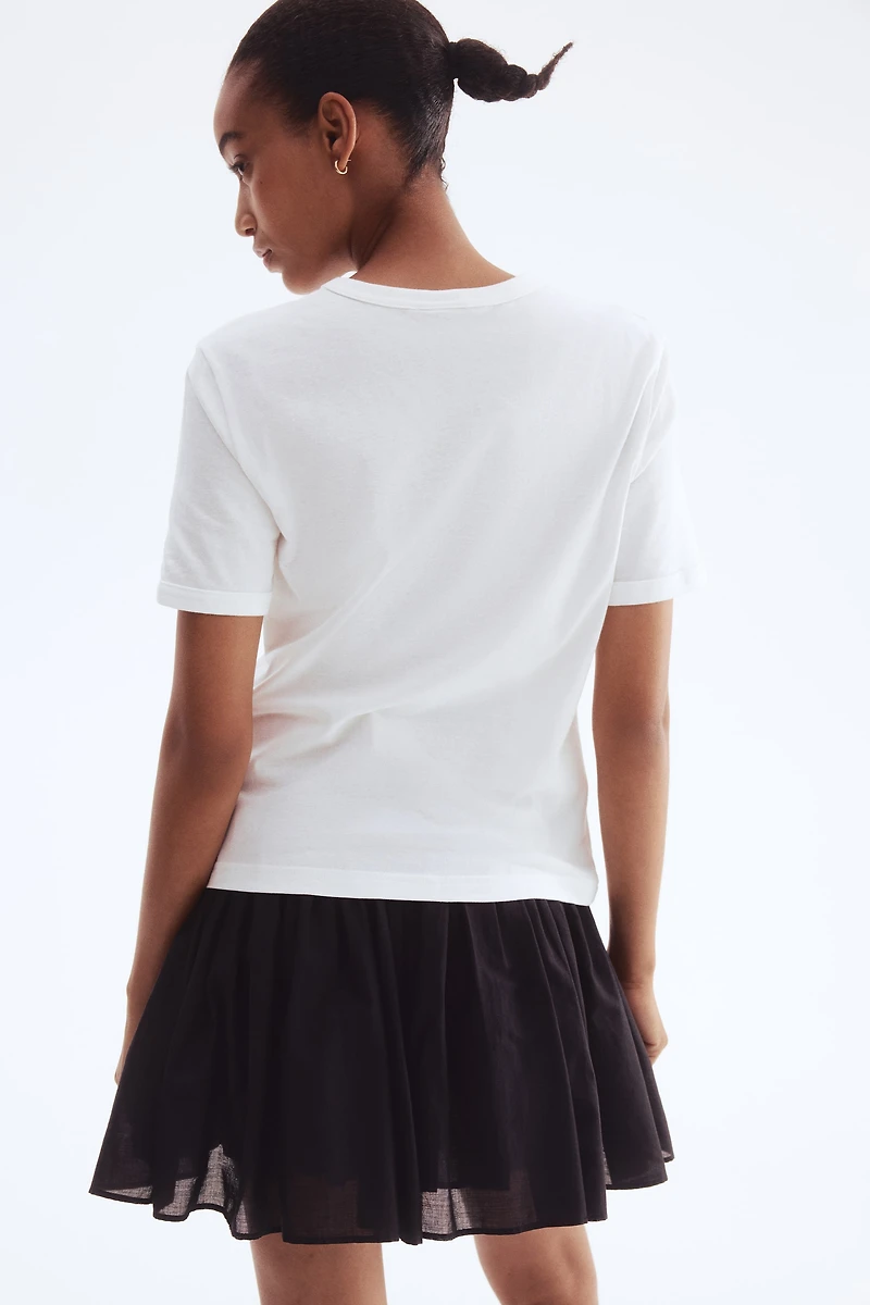 T-shirt avec motif imprimé