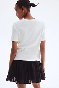 T-shirt avec motif imprimé