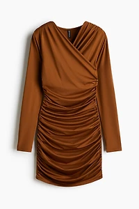 Draped jersey dress