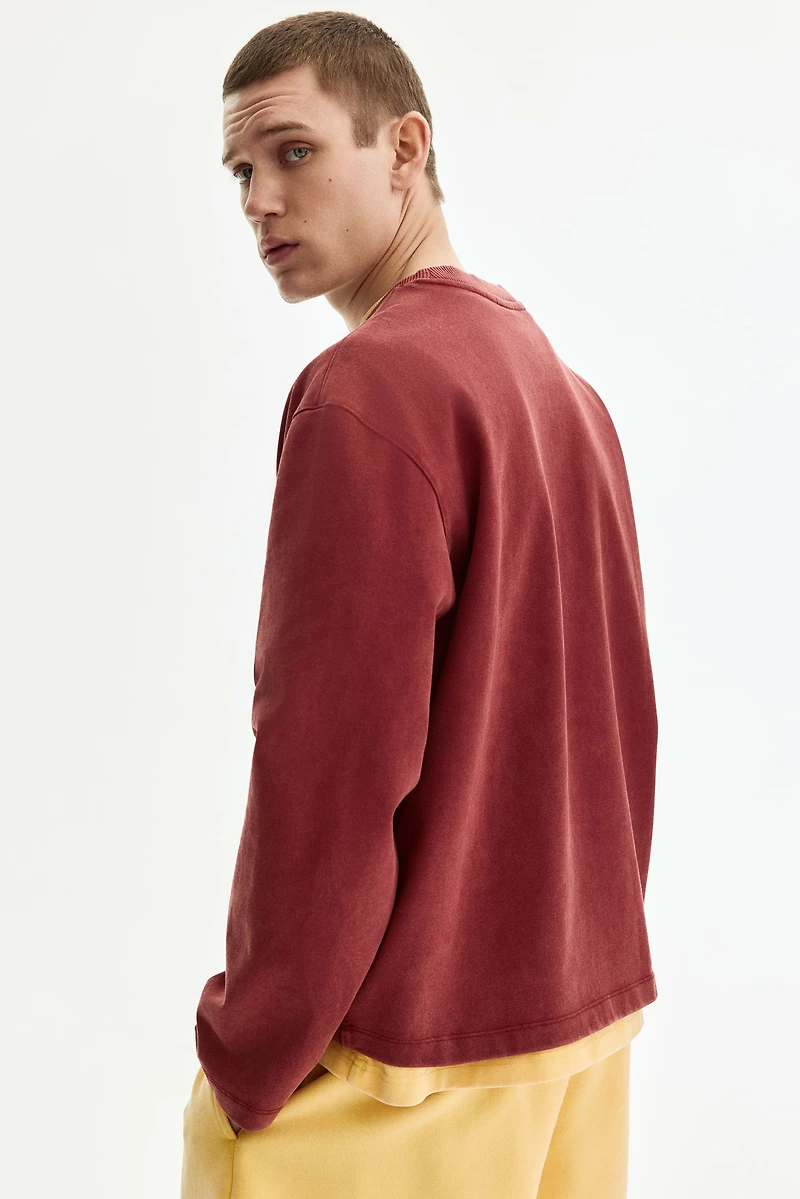Loose-Fit Long-Sleeved Shirt