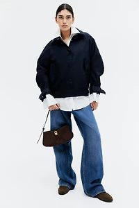 Twill Jacket with Collar