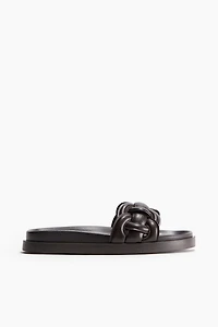 Intertwined-strap Sandals