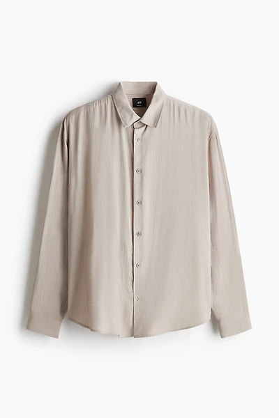 Chemise froissée classique