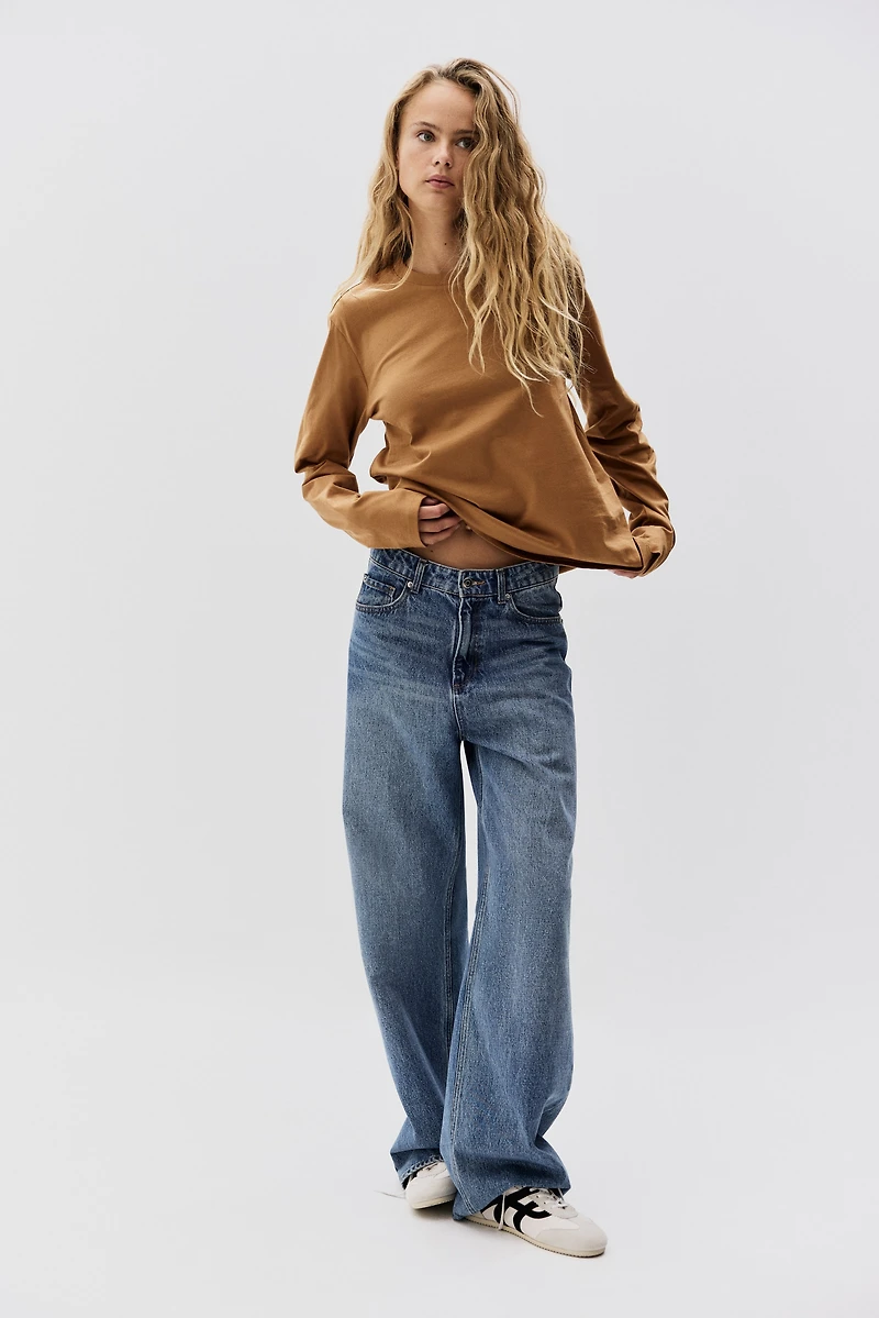 Long-Sleeved Cotton Top