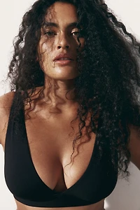 Padded Soft-Cup Microfiber Bra