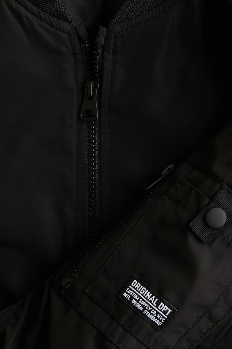 Padded bomber jacket