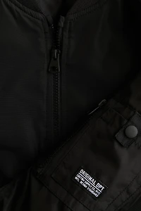 Padded bomber jacket