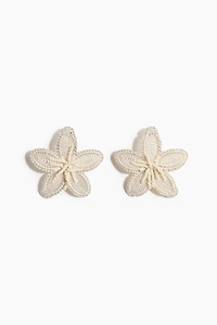 Boucles d'oreilles en forme de fleurs
