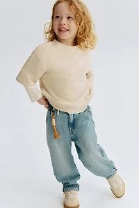 Cotton Denim Joggers