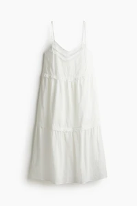 Dress with Tie Shoulder Straps