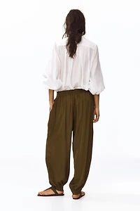 Balloon Pants with Drawstring