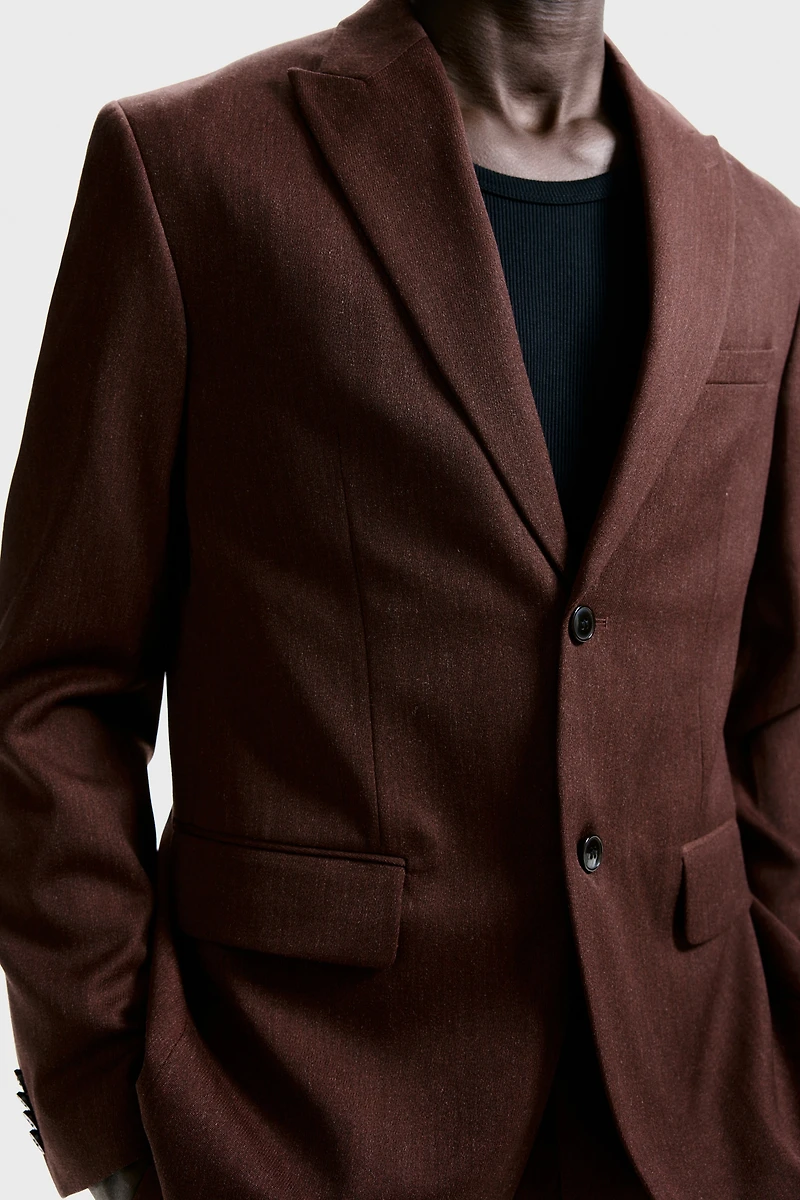 Regular-Fit Single-Breasted Jacket