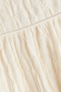 Textured Jersey Midi Skirt