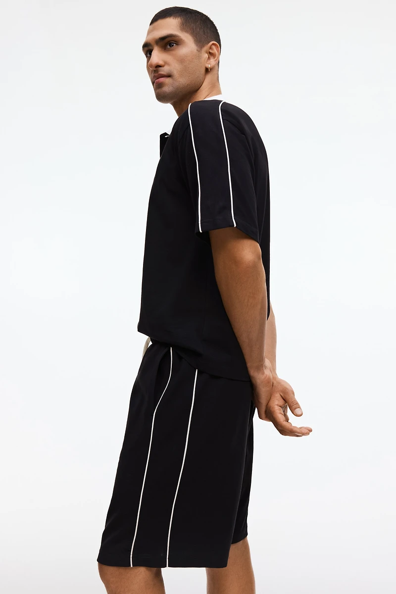 2-Piece Cotton Piqué Set