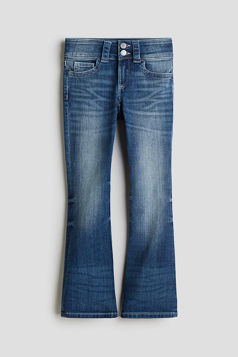 Bootcut Leg Low Jeans