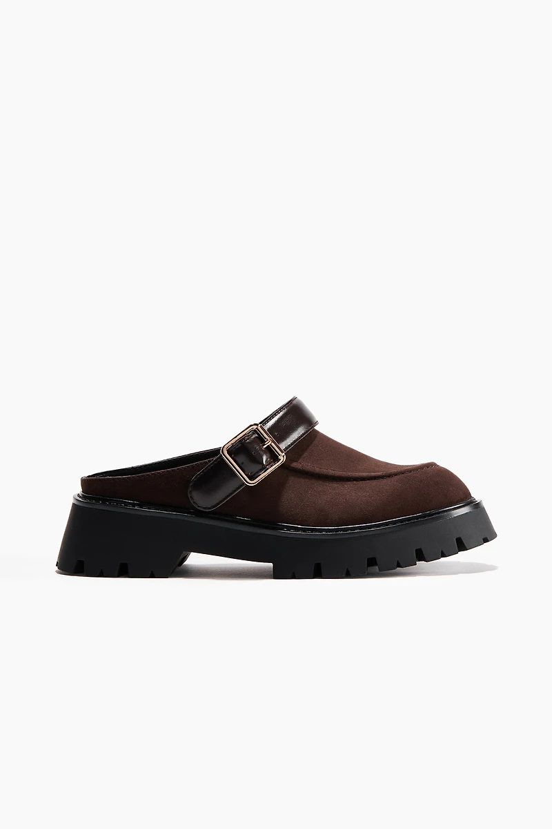 Chunky Loafer Mules