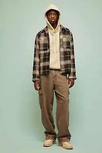 Regular Fit Overshirt with Zipper