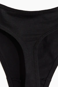 10-pack Cotton Thong Briefs