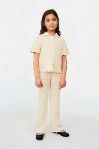 2-piece Pointelle-Knit Cotton Set