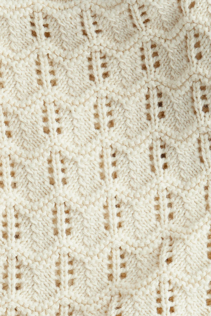 2-Piece Cotton Pointelle-Knit Set