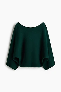 Batwing-Sleeved Sweater