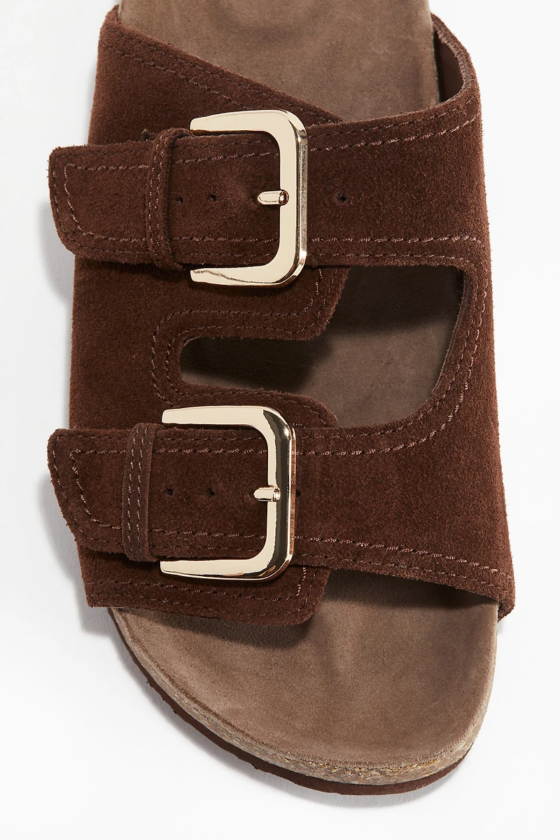 Suede Sandals