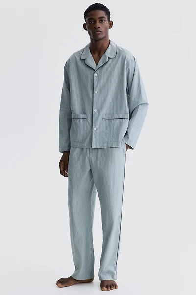 Cotton Pajama Shirt and Pants