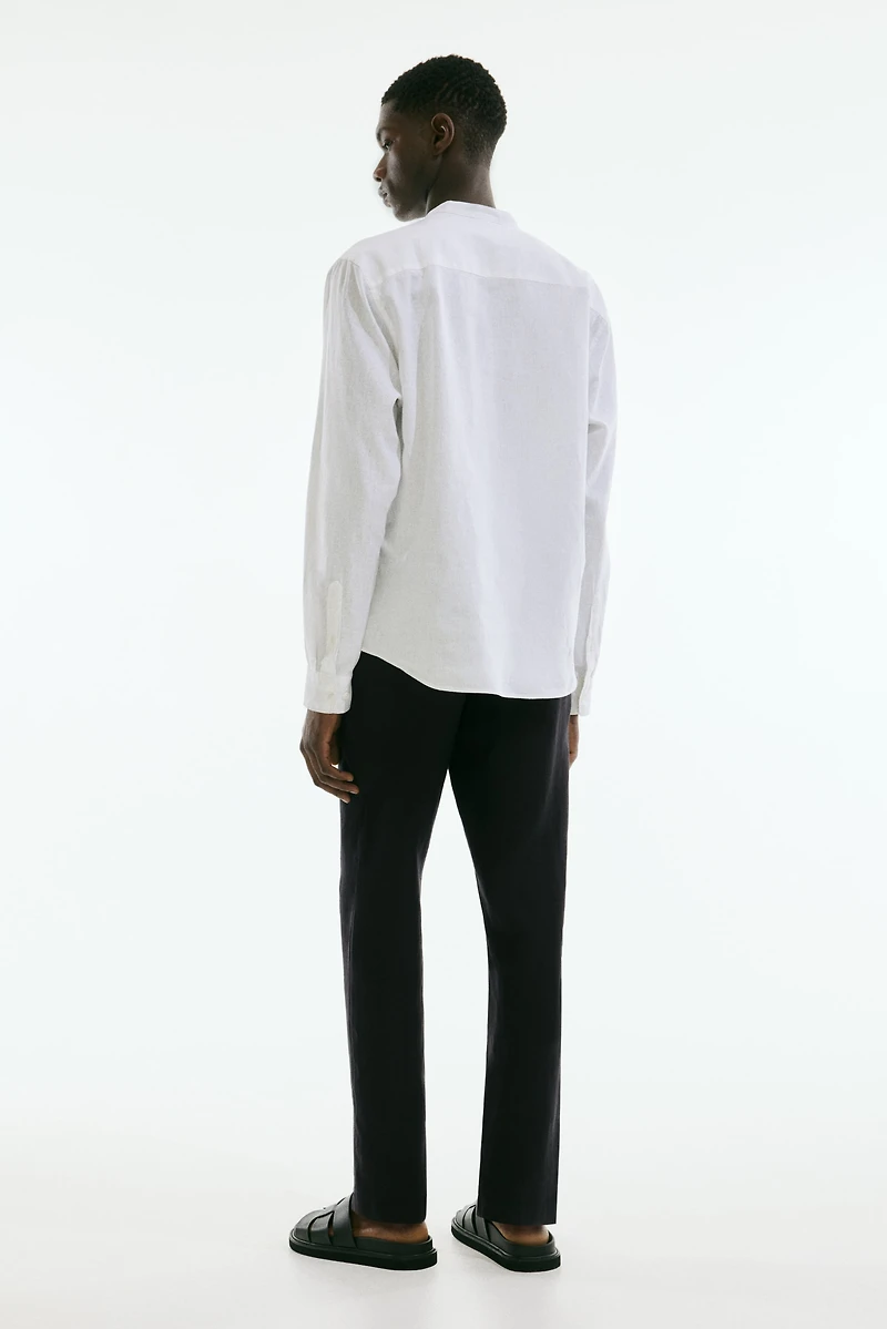 Regular-Fit Linen Pants