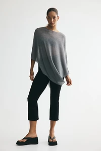 Haut cape asymétrique