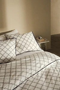 Housse de couette lit simple en coton