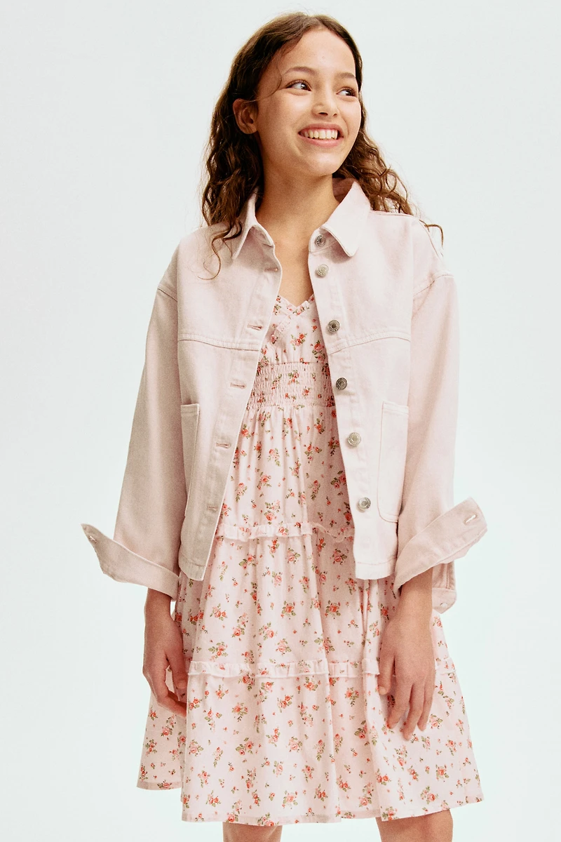 Tiered Cotton Dress