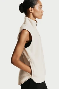 Veste de sport sans manches en polar