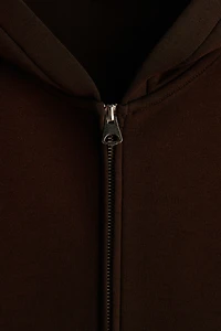 Relaxed-Fit Boxy Scuba Hooded Jacket