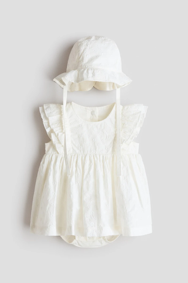 2-piece Patterned Muslin Set