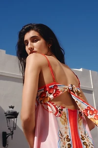 A-line strappy dress