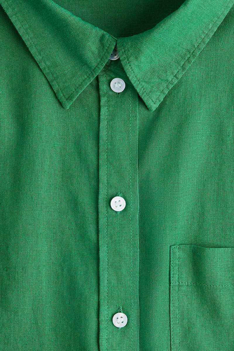 Linen-blend Shirt
