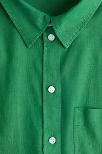 Linen-blend Shirt